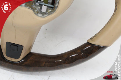 2010-2016 Porsche Panamera 970 Cayenne 958 Steering Wheel Wood 7PP419091AF OEM