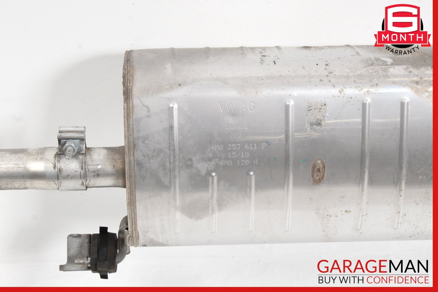 2017-2019 Audi Q7 SUV Rear Exhaust Muffler w/ Tips 4M0253611N OEM