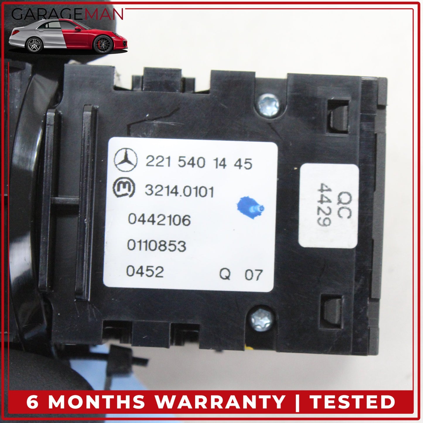 2007-2014 Mercedes-Benz S400 S-Class W221 Sedan Electric Parking Brake Switch 2215401445 OEM