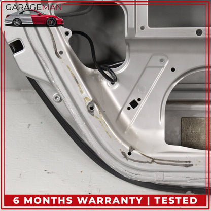 1997-2005 Porsche 911 Carrera 996 Front Left Side Door Shell Silver Metallic OEM
