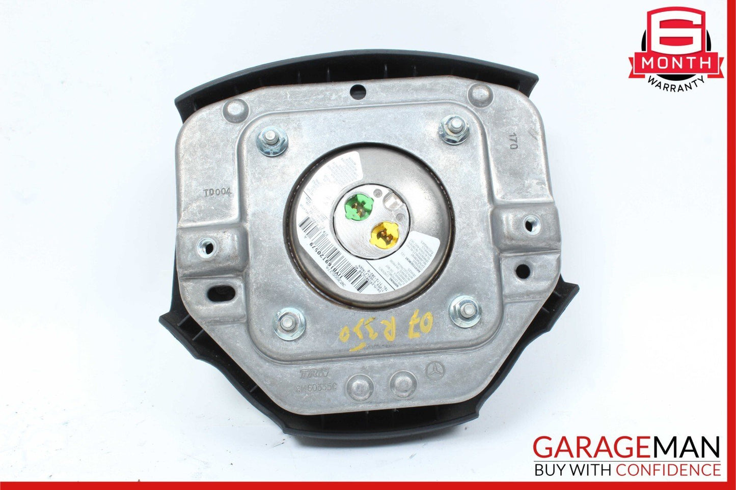 06-08 Mercedes W251 R350 ML350 GL450 Driver Steering Wheel Airbag Black OEM