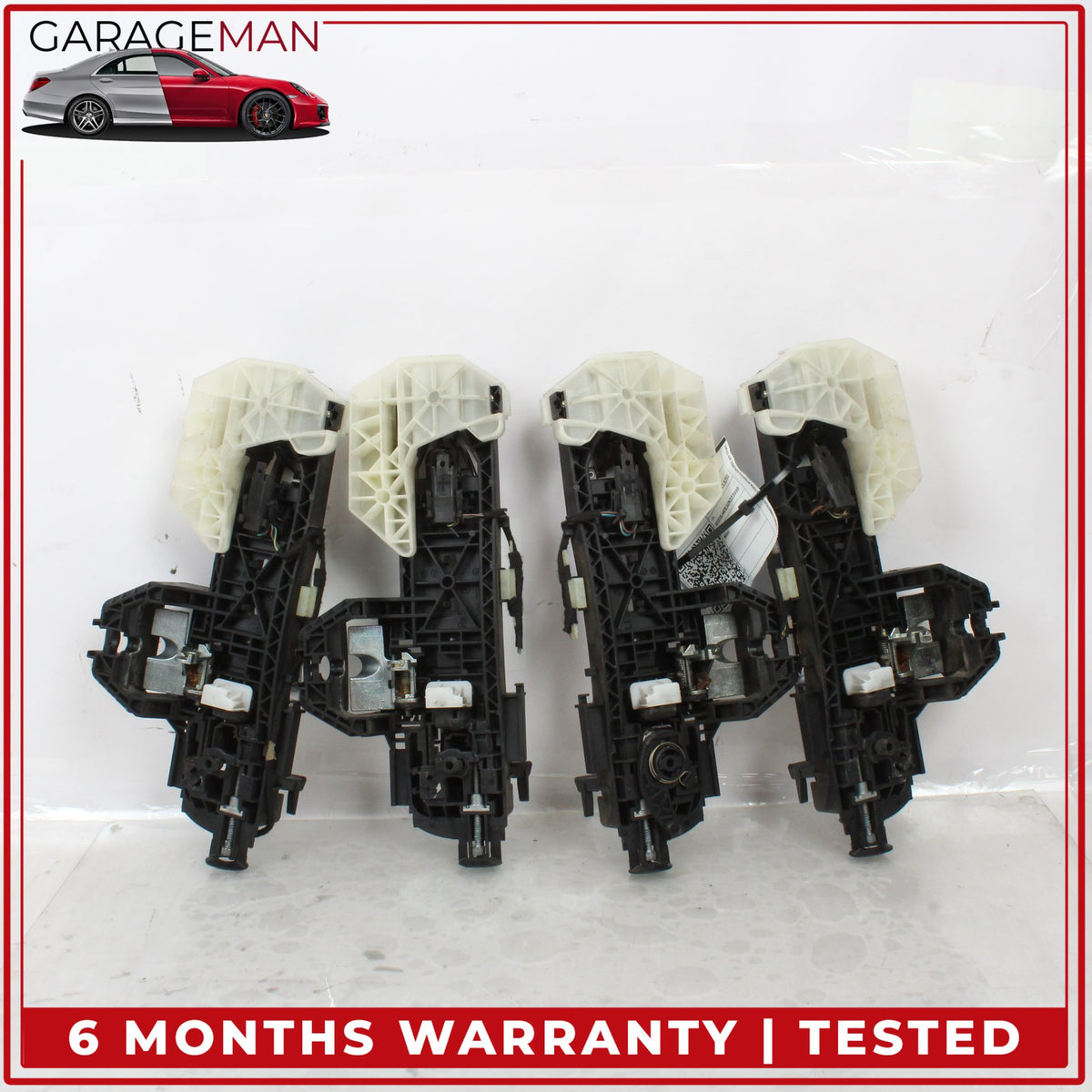 2014-2019 Mercedes W117 CLA250 Front and Rear Exterior Door Handle Set White OEM
