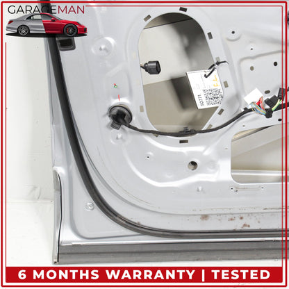 2017-2019 Audi Q7 Front Left Driver Side Door Shell Florett Silver Metallic OEM