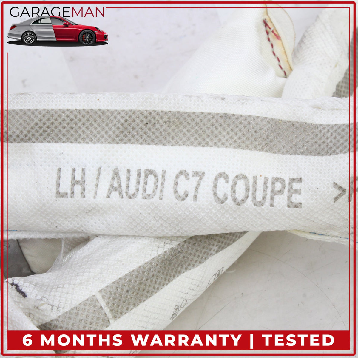 2012-2018 Audi A7 Left Driver Side Upper Roof Curtain Air Bag 4G8880741B OEM