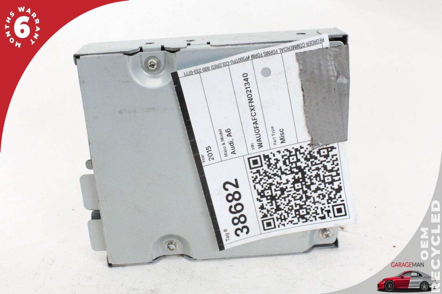 2012-2018 Audi A6 A7 S7 Rear Trunk Camera Control Module 4G0907441A OEM