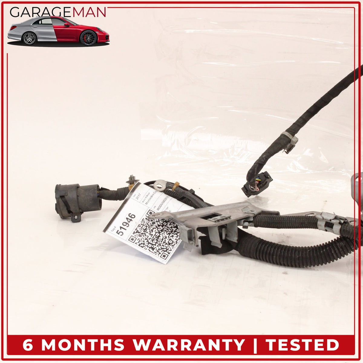 2015-2017 Mercedes-Benz S550e W222 Engine Starter Motor Wire Wiring Harness OEM