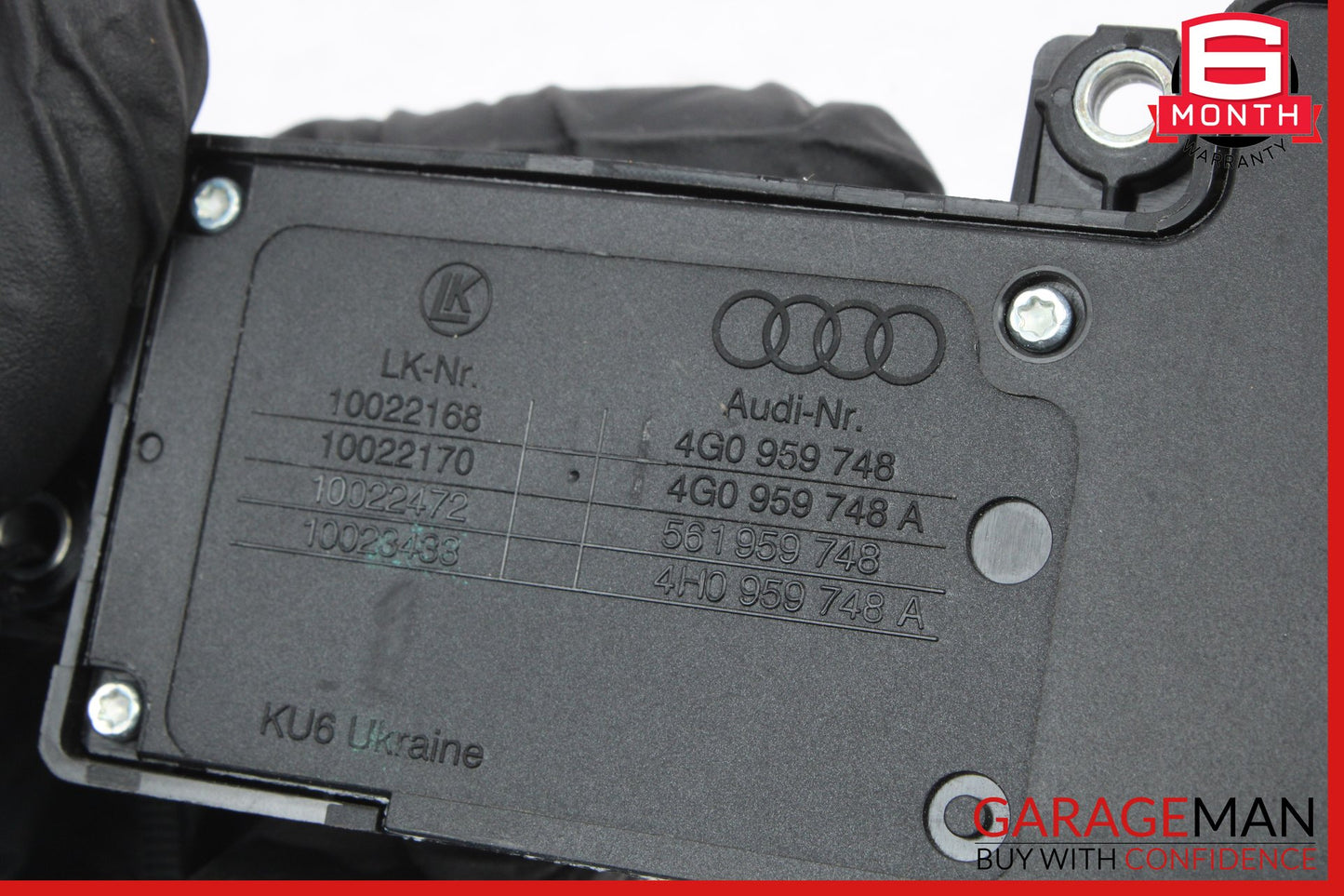 2012-2019 Audi S7 Q7 Front Right Side Seat Adjustment Switch 4G0959748 OEM