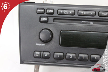 2002-2005 Ford Thunderbird Front Radio Stereo 6 Disk CD Player 1W6F18C815BF OEM