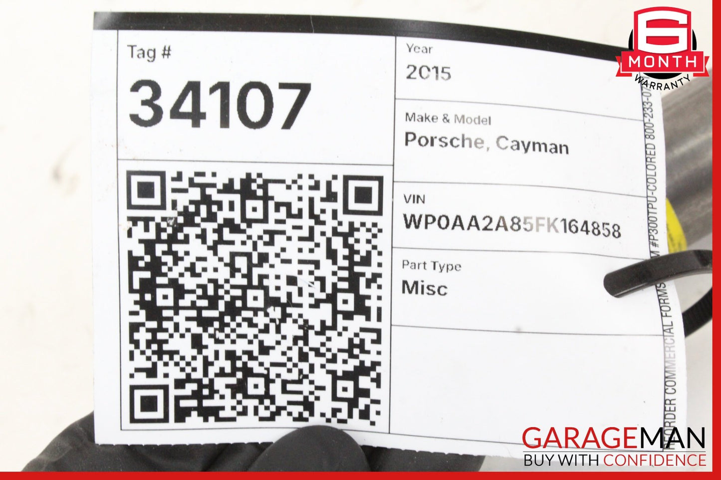 2013-2024 Porsche Cayman 981 Boxster Front Left Side Door Airbag 99180309101 OEM
