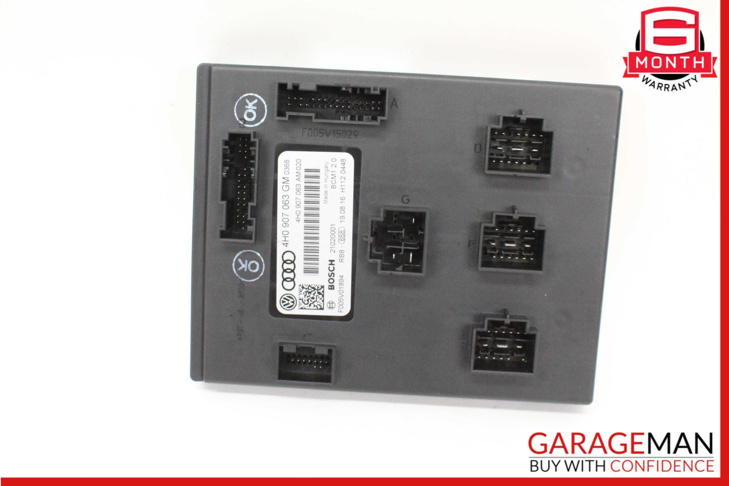 2012-2018 Audi A6 A7 On Board Supply Body Control Module 4H0907063GM OEM