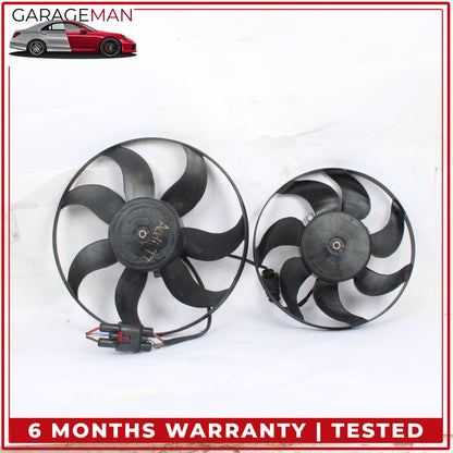 2008-2015 Audi TT Dual Radiator Motor Fan Blade Set of 2 1K0959455ET OEM