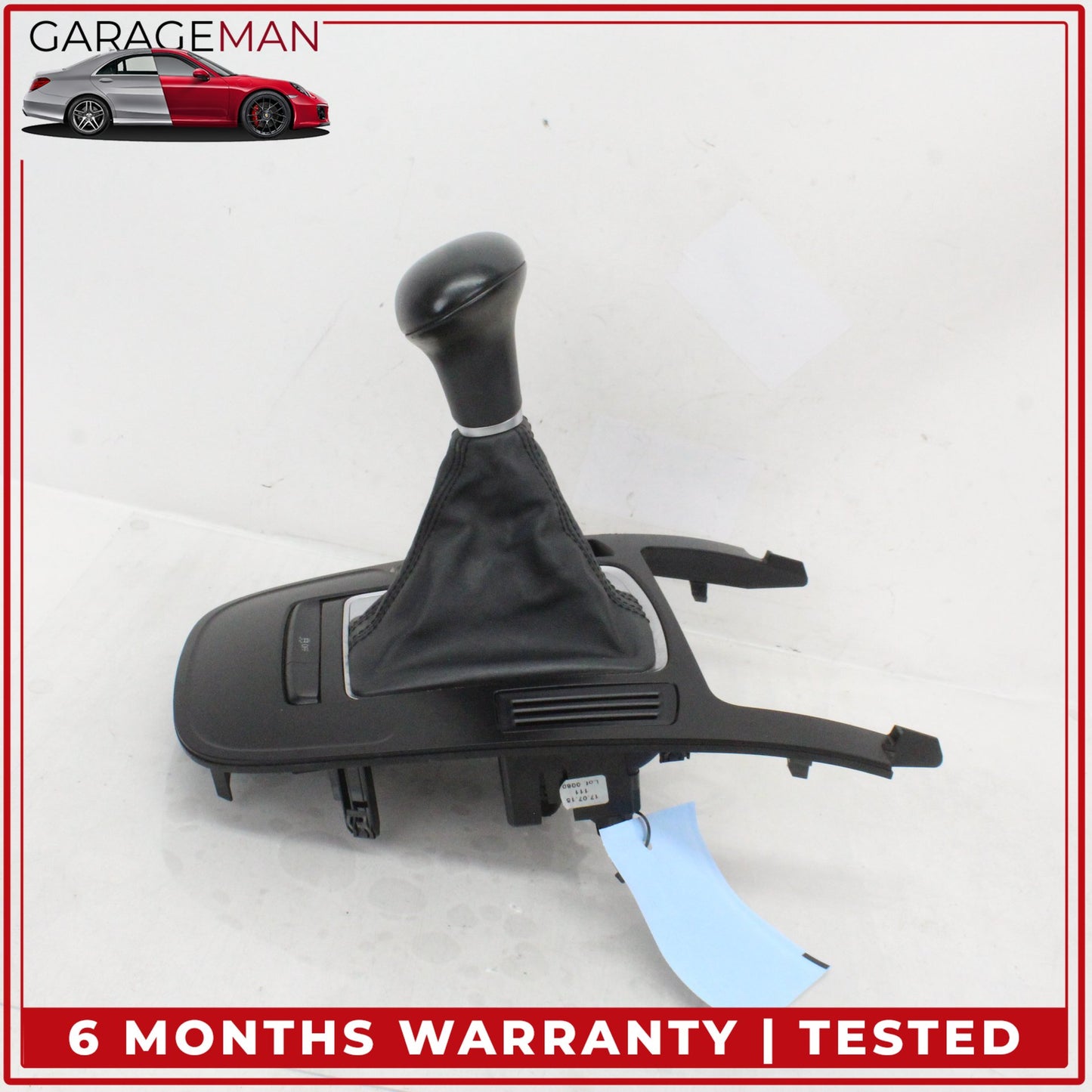 2009-2016 Audi A4 Front Center Console Shifter Knob Boot Trim w/ Switches OEM