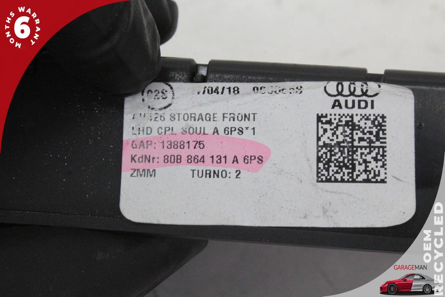 2018-2025 Audi SQ5 Front Center Storage Tray Box Cover w/ Start Button OEM