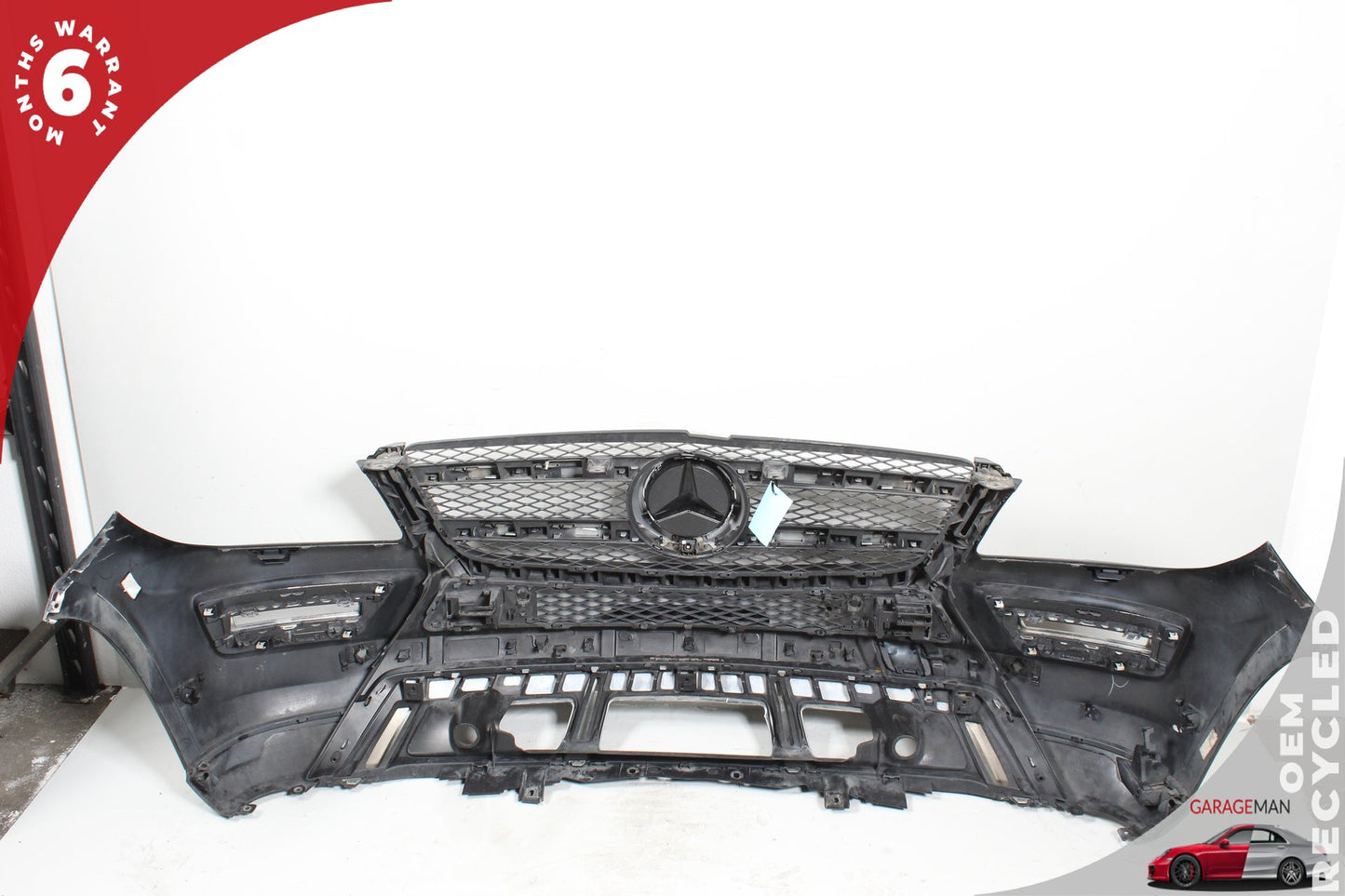 2013-2016 Mercedes X166 GL450 Base Front Bumper Cover Grille Trim Assembly OEM