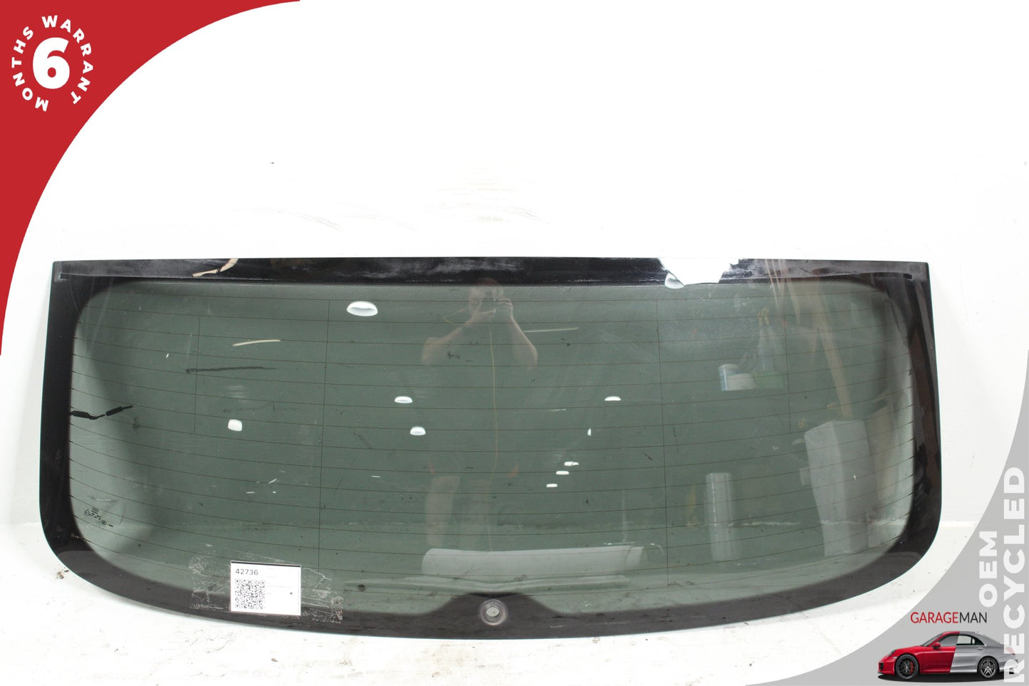 2007-2015 Audi Q7 Rear Back Trunk Lid Hatch Windshield Glass 4L0845501C OEM