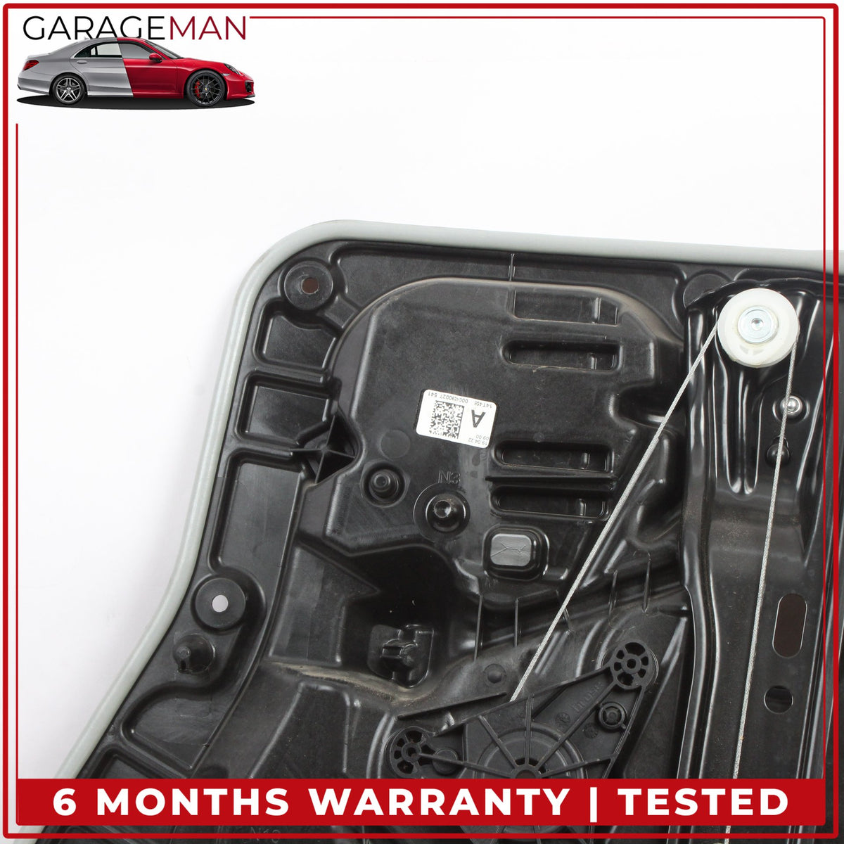 2019-2022 Mercedes W177 A220 Rear Left Window Regulator w/ Carrier Assy OEM