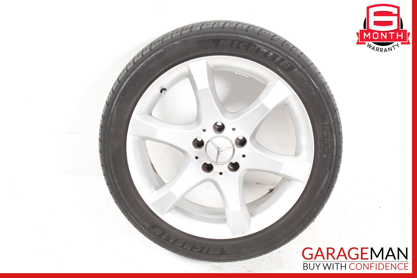 2005-2007 Mercedes W203 C230 C350 Front Wheel Rim w/ Tire 7.5JX17H2 ET36 OEM