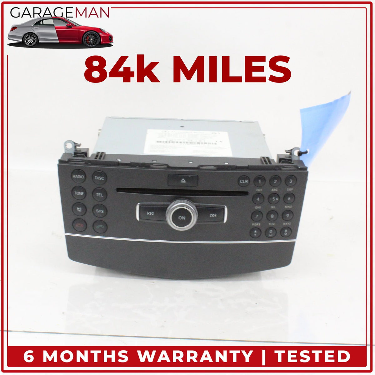 2008-2011 Mercedes W204 C300 Command Head Unit Navigation Radio 2049007402 OEM