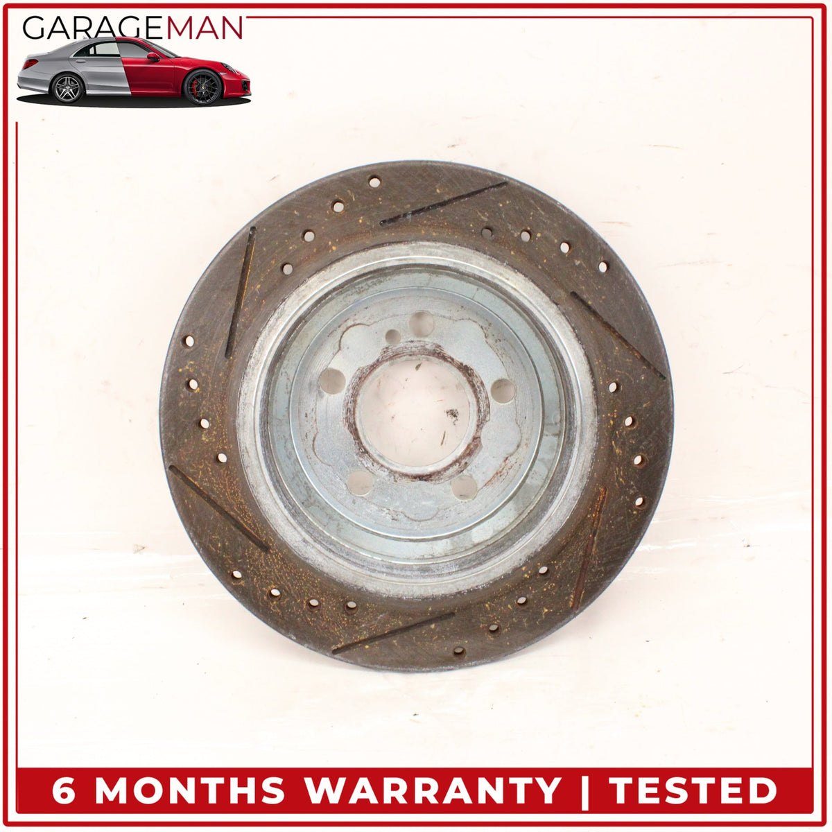 2003-2006 Mercedes R230 SL500 Rear Left and Right Side Brake Rotor Disc Set OEM