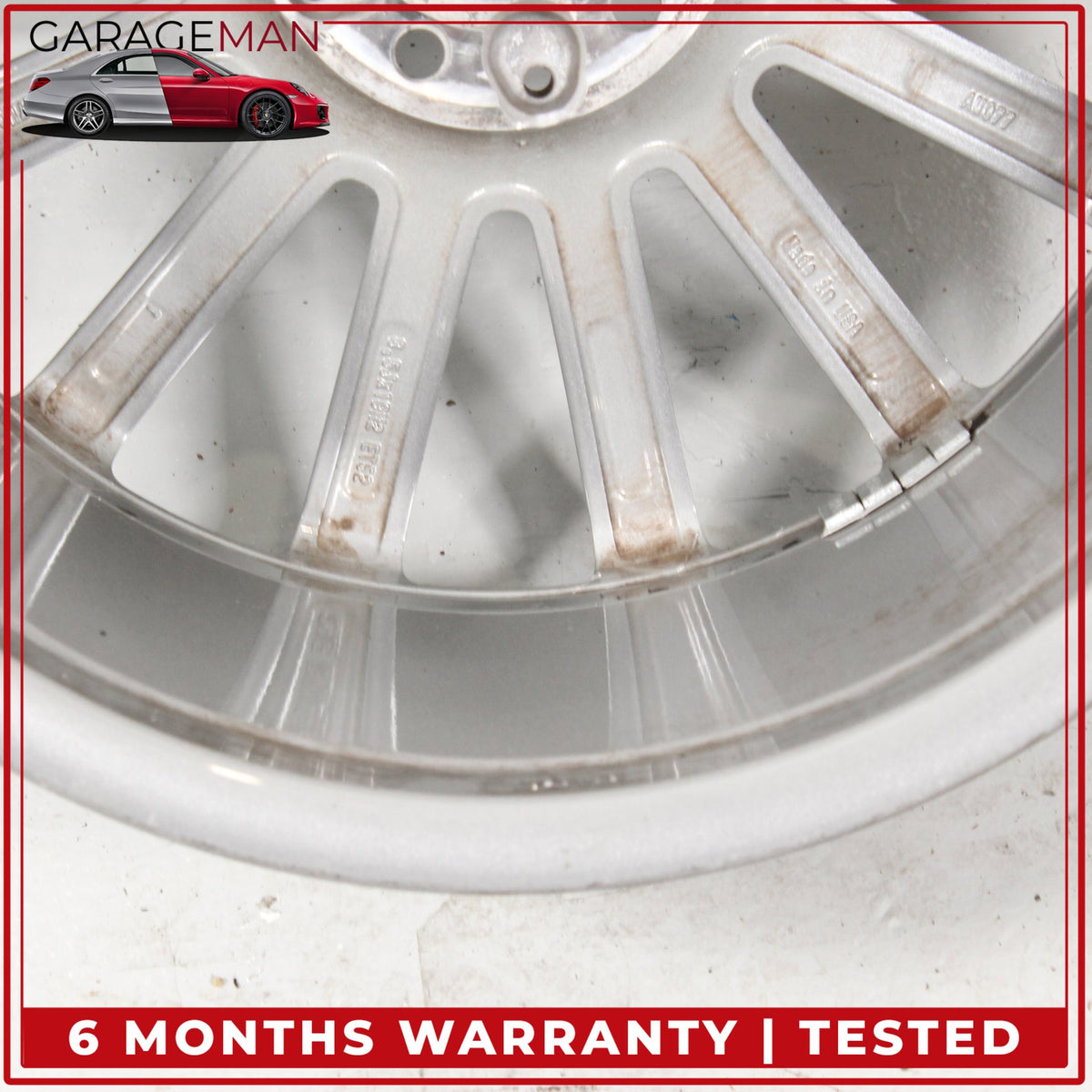 2015-2023 Mercedes W205 C300 Rear Side Wheel Rim 8.5JX19 H2 ET52 2054011400 OEM