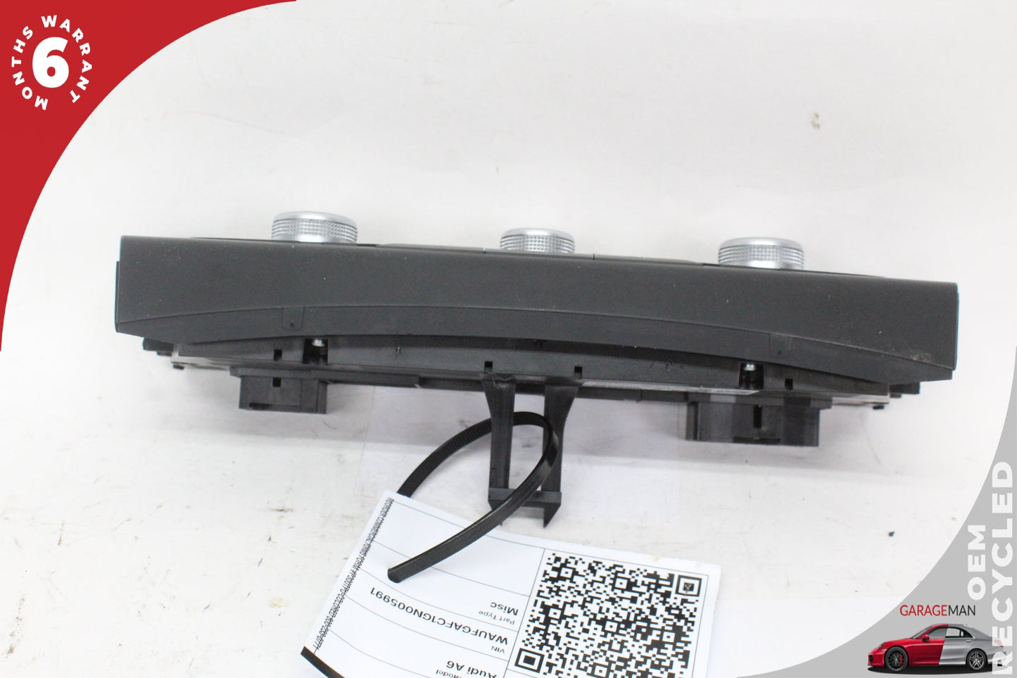 2012-2018 Audi A6 C7 AC Temperature Climate Control Panel 4G0820043L OEM