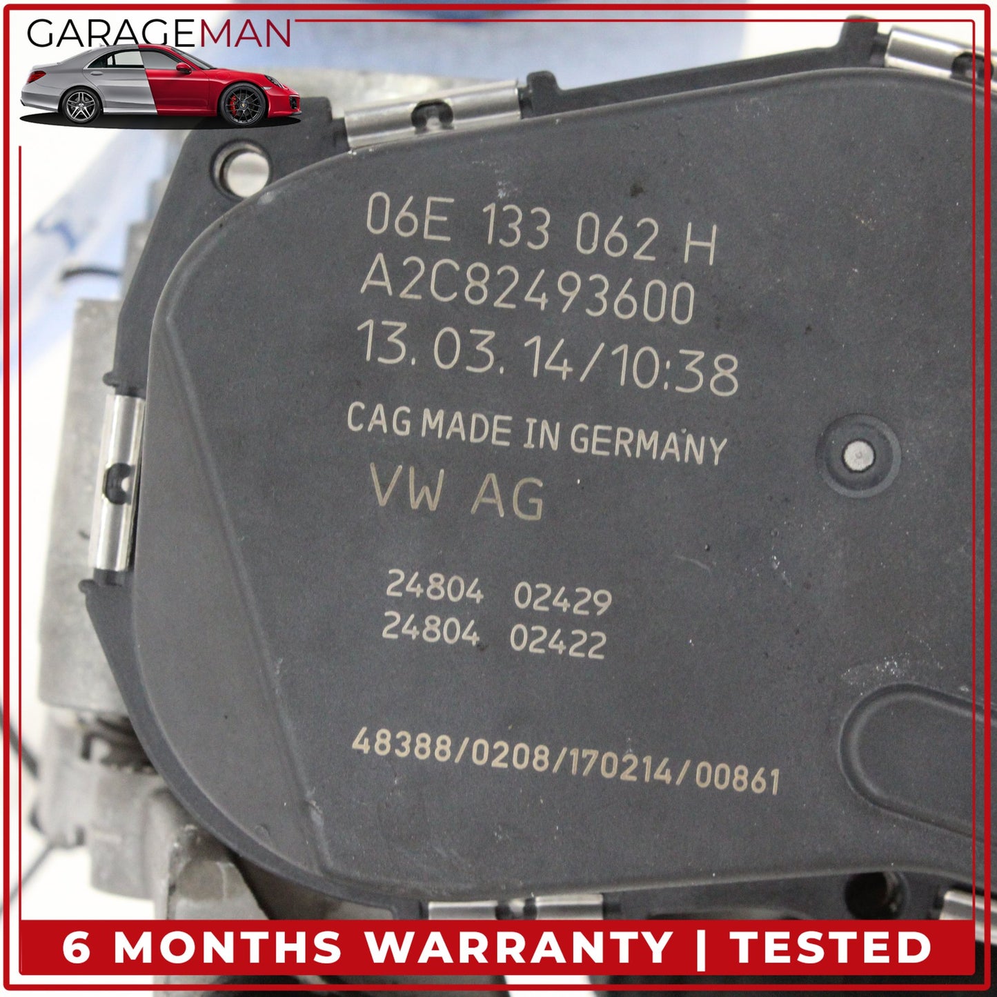 2012-2018 Audi A6 Porsche Cayenne 958 Engine Throttle Valve Body 06E133062H OEM