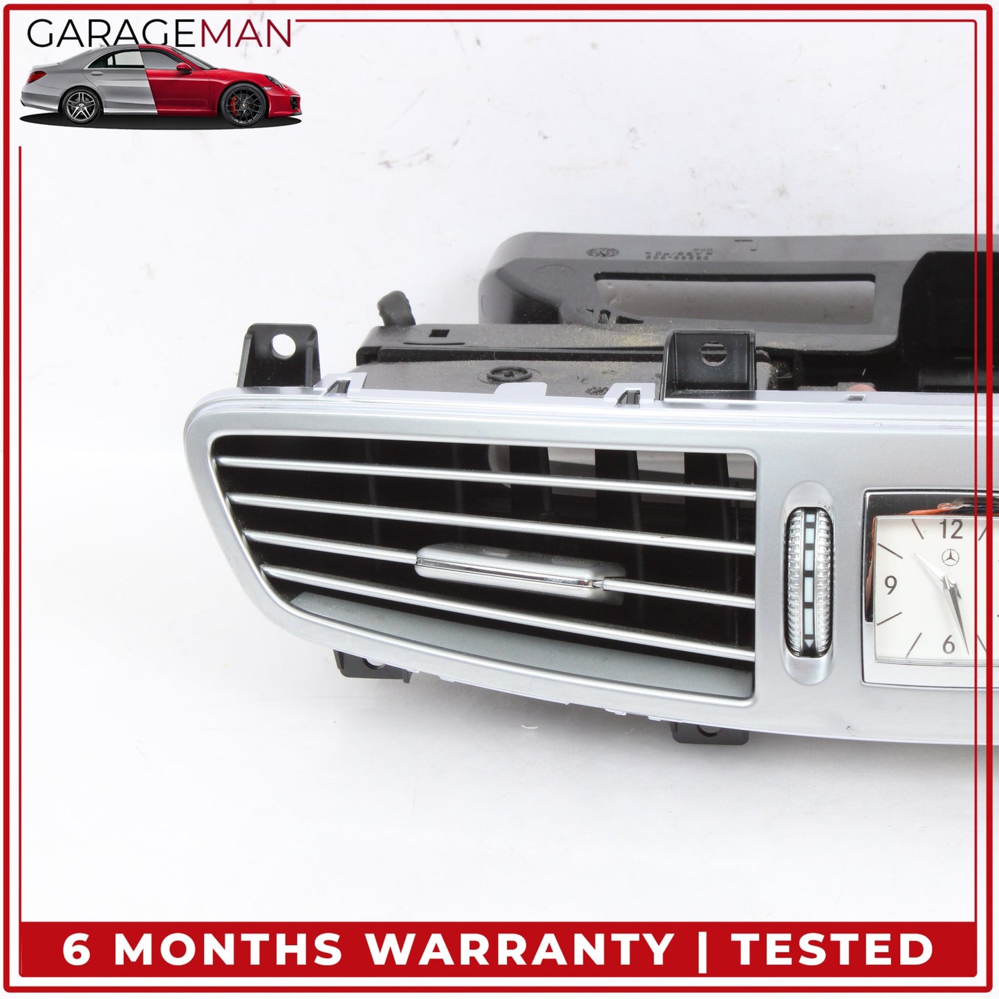 2007-2014 Mercedes W216 CL550 Dashboard Center A/C AC Air Vent w/ Clock OEM