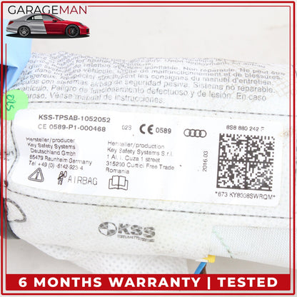 2015-2016 Audi TTS TT Quattro Front Right Passenger Seat Airbag 8S8880242F OEM
