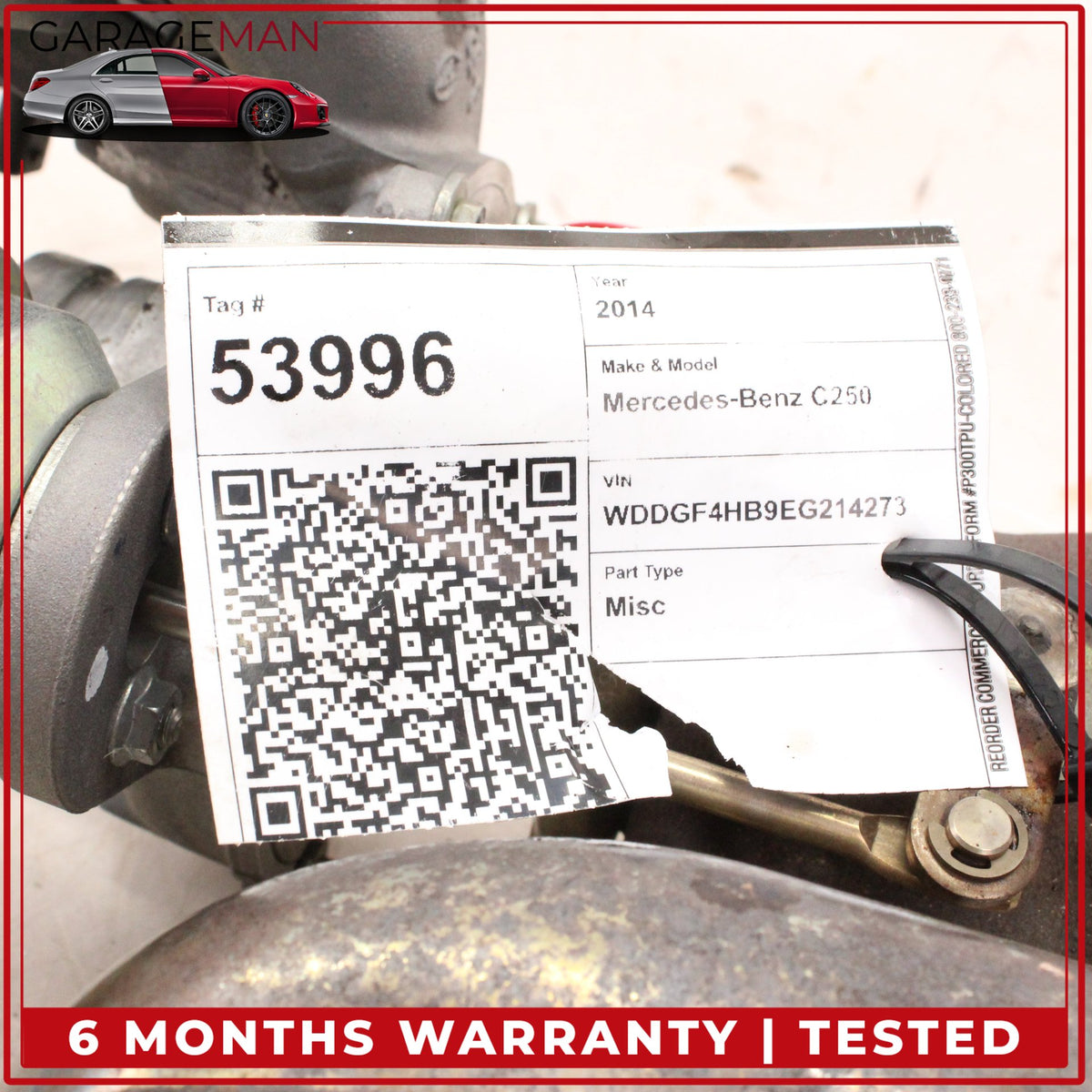 2012-2015 Mercedes W204 C250 SLK250 M271 Turbo Turbocharger IHI 2710903680 OEM