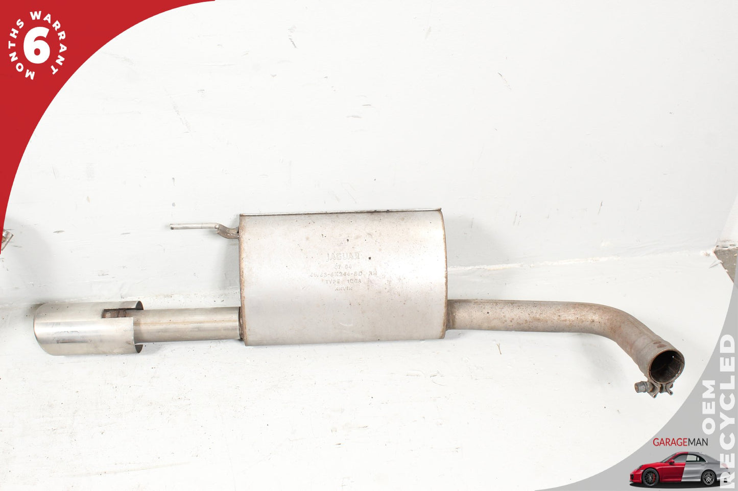 2004-2006 Jaguar XK8 X100 RWD Front Exhaust Silencer Muffler Pipe 4W835K244BD OEM