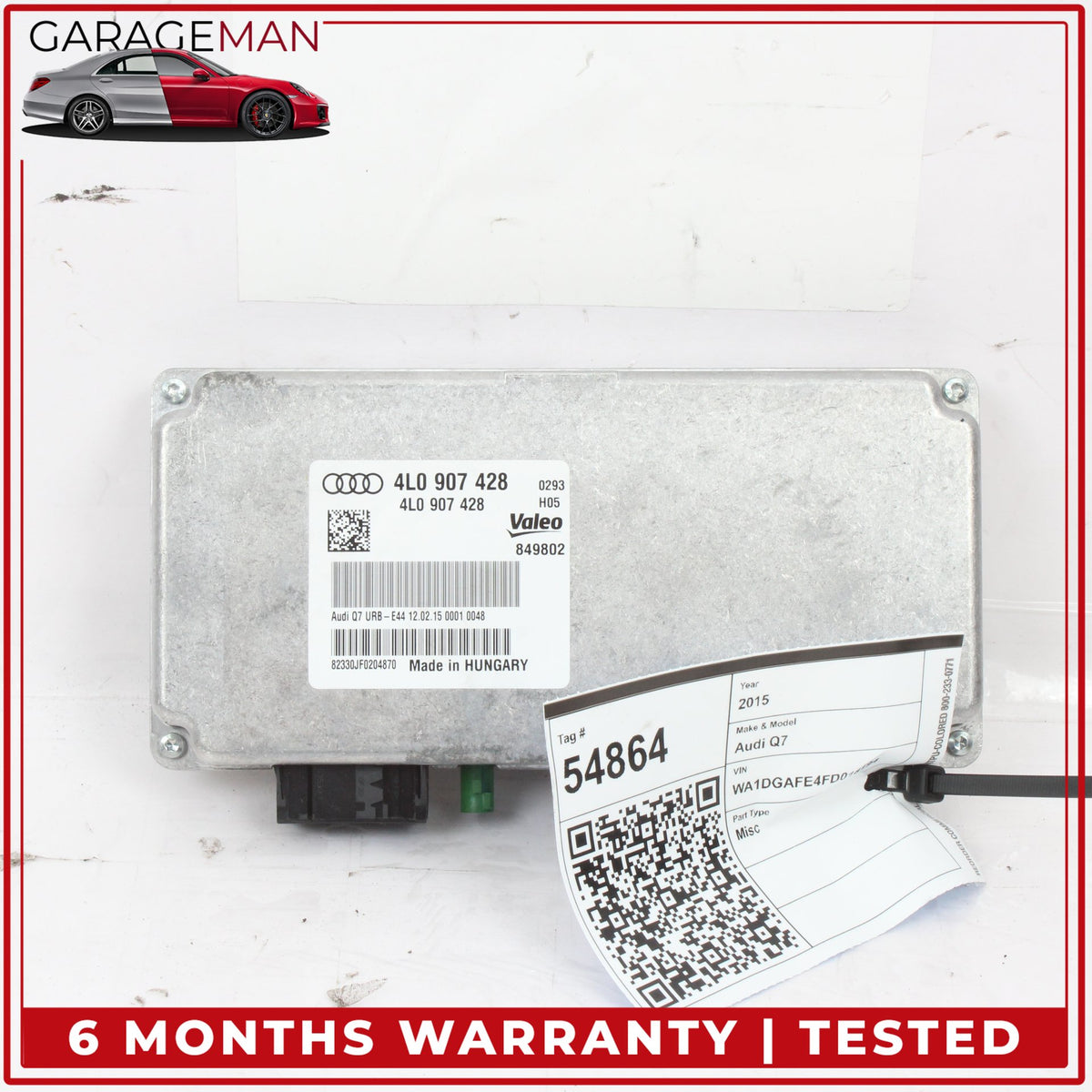 2013-2015 Audi Q7 4L SUV Surround View Camera Control Module Unit 4L0907428 OEM