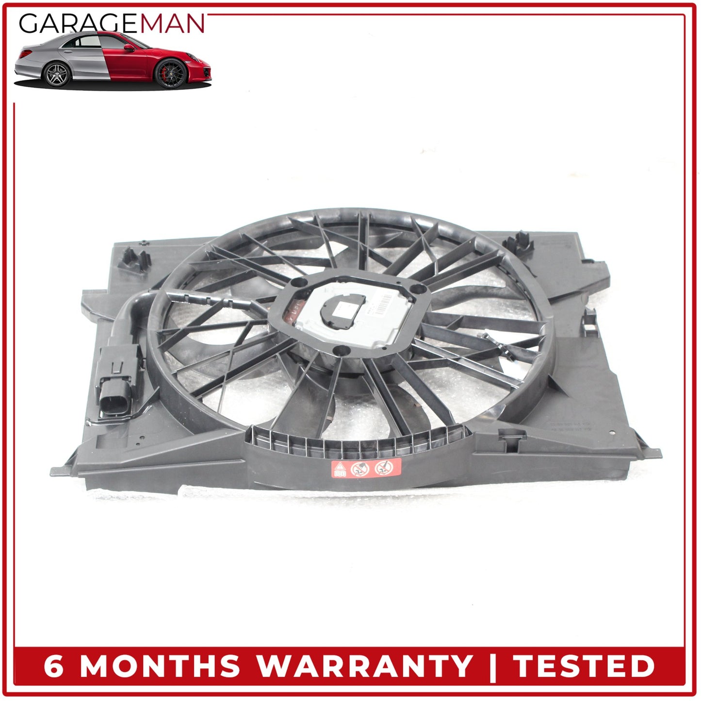 2006-2009 Mercedes W211 E350 Cooling Fan Blade w/ Shroud & Motor 2115001693 OEM
