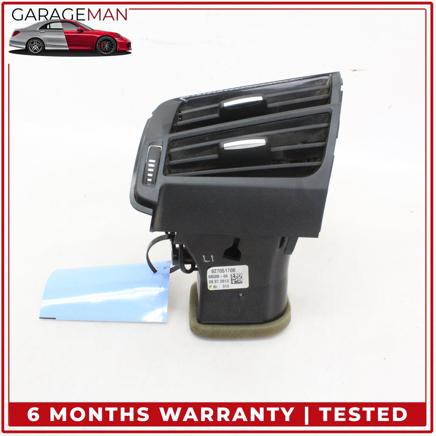 2014-2019 BMW X5 X6 F15 Front Right Side Dashboard AC A/C Air Vent 9252650 OEM