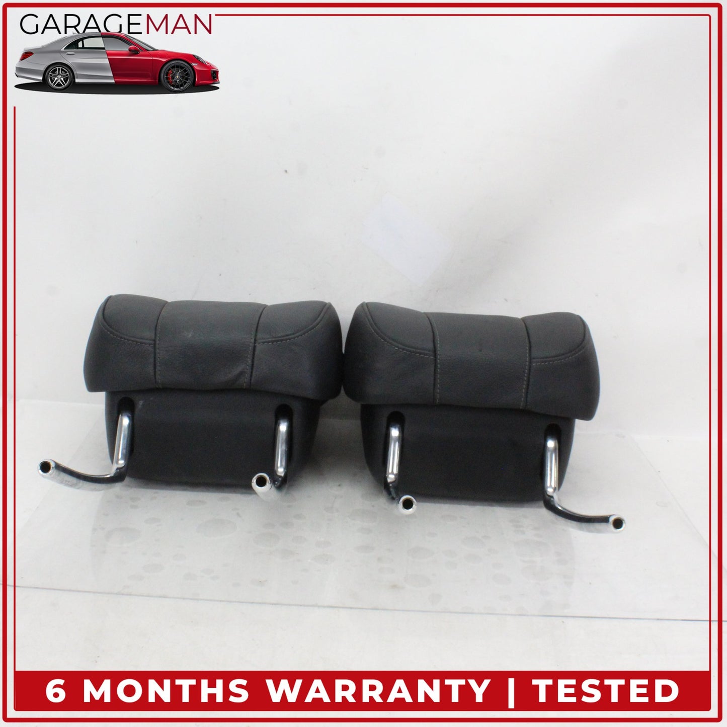 2014-2017 Mercedes W222 S550e Front Left and Right Side Seat Headrest Black OEM