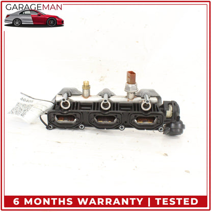 2011-2018 Porsche Cayenne 958 Audi Q7 Left Lower Intake Manifold w/ Bracket OEM