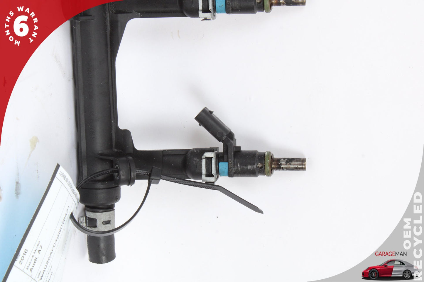 2016-2018 Audi A7 Hatchback Fuel Rail w/ Injectors 06E906031