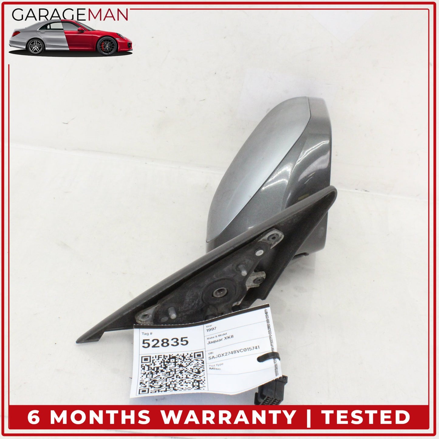1997-2006 Jaguar XK8 XKR X100 Front Right Door Rear View Mirror HJD3400AA OEM