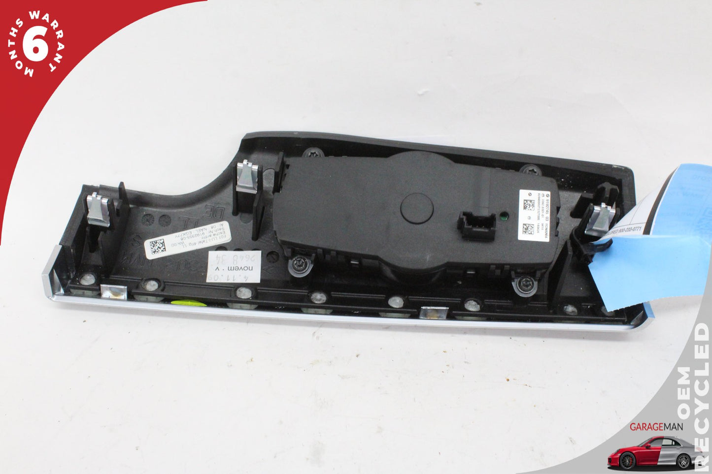 2009-2015 BMW 750i Front Left Side Headlight Switch Control w/ Trim 9192355 OEM