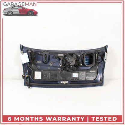 1999-2005 Porsche 911 Carrera 996 Engine Lid Cover w/ Spoiler Lift Blue OEM
