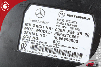 2000-2009 Mercedes W203 C230 Voice Command Control Module Unit 2038205826 OEM