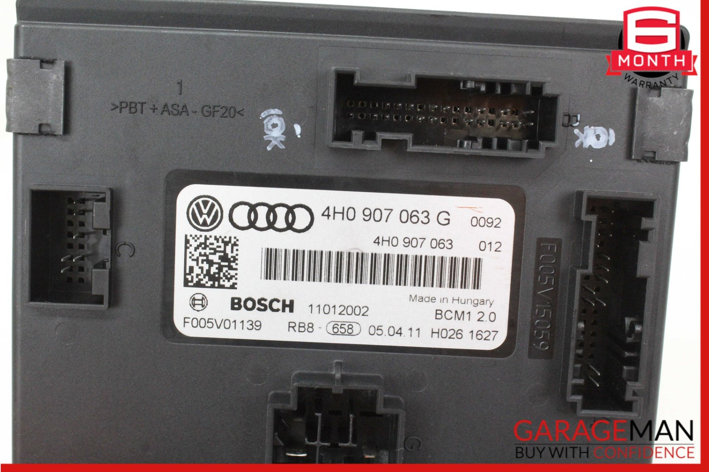 2012-2018 Audi A6 C7 Body Control Module 4H0907063G Genuine OEM