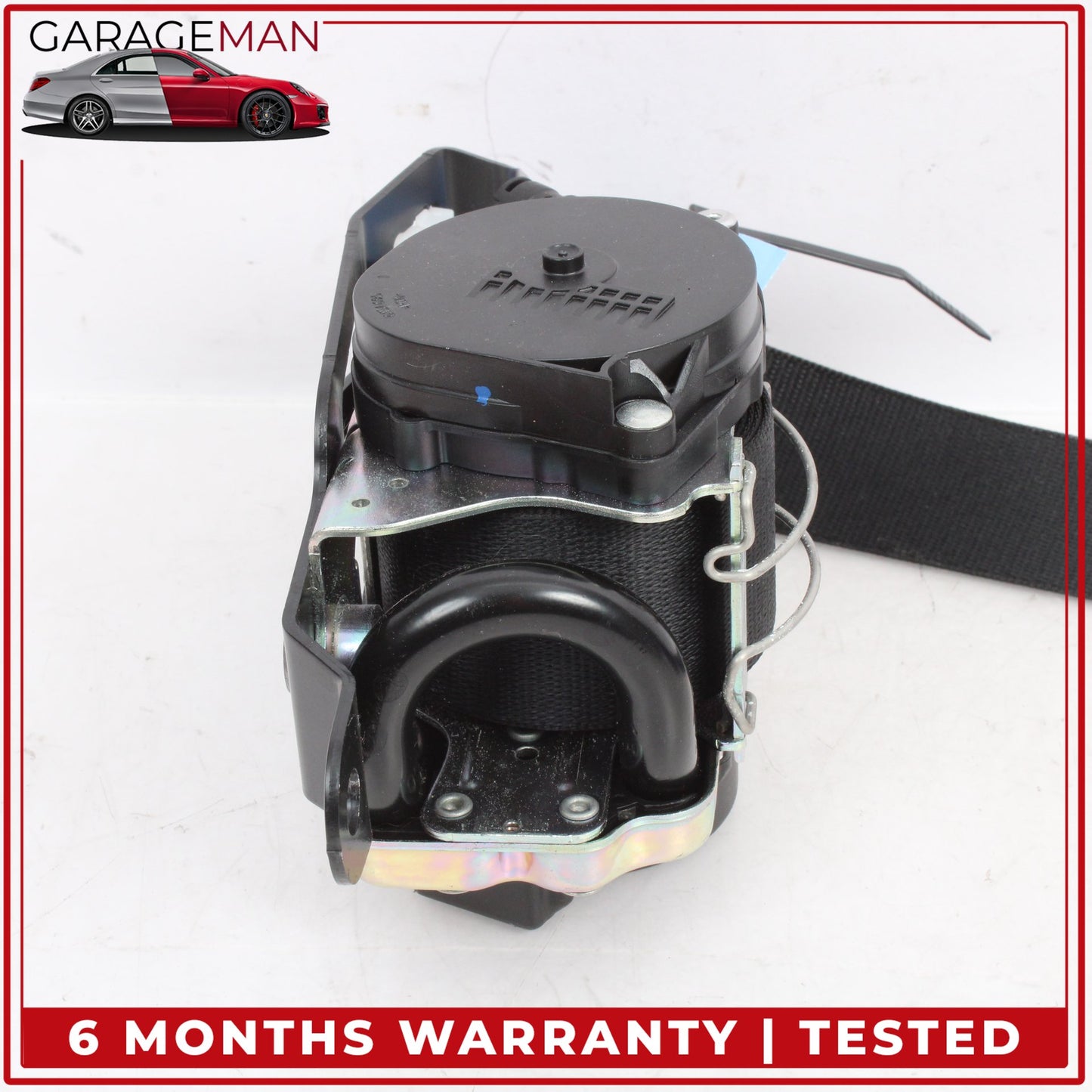 2014-2021 BMW i3 I01 Front Right Passenger Side Seat Belt Seatbelt Black OEM