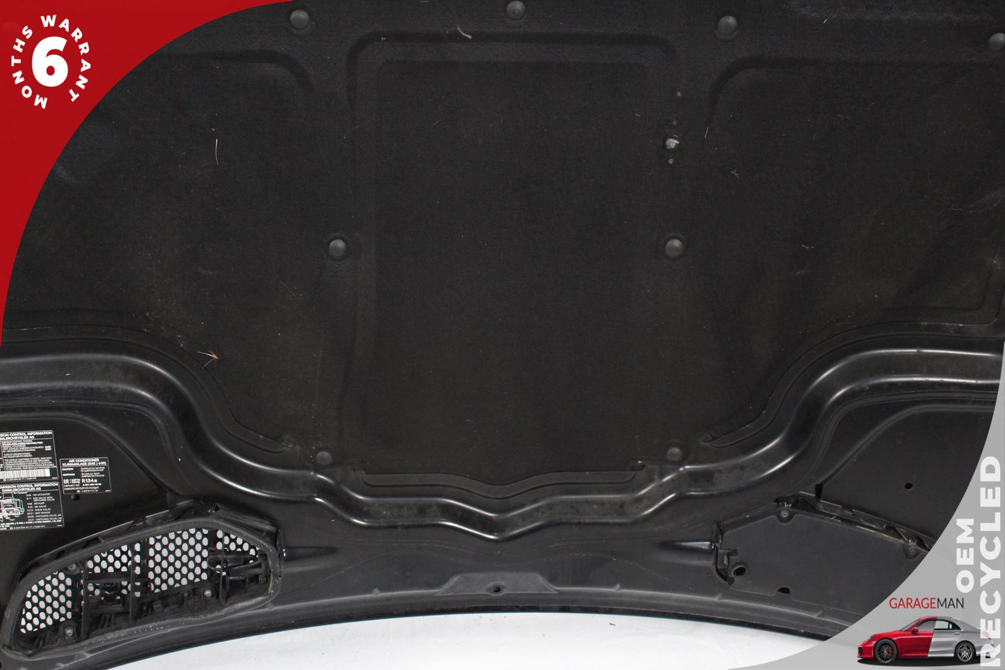 2003-2008 Mercedes R230 SL500 SL55 AMG SL550 Hood Cover Panel Assembly Black OEM