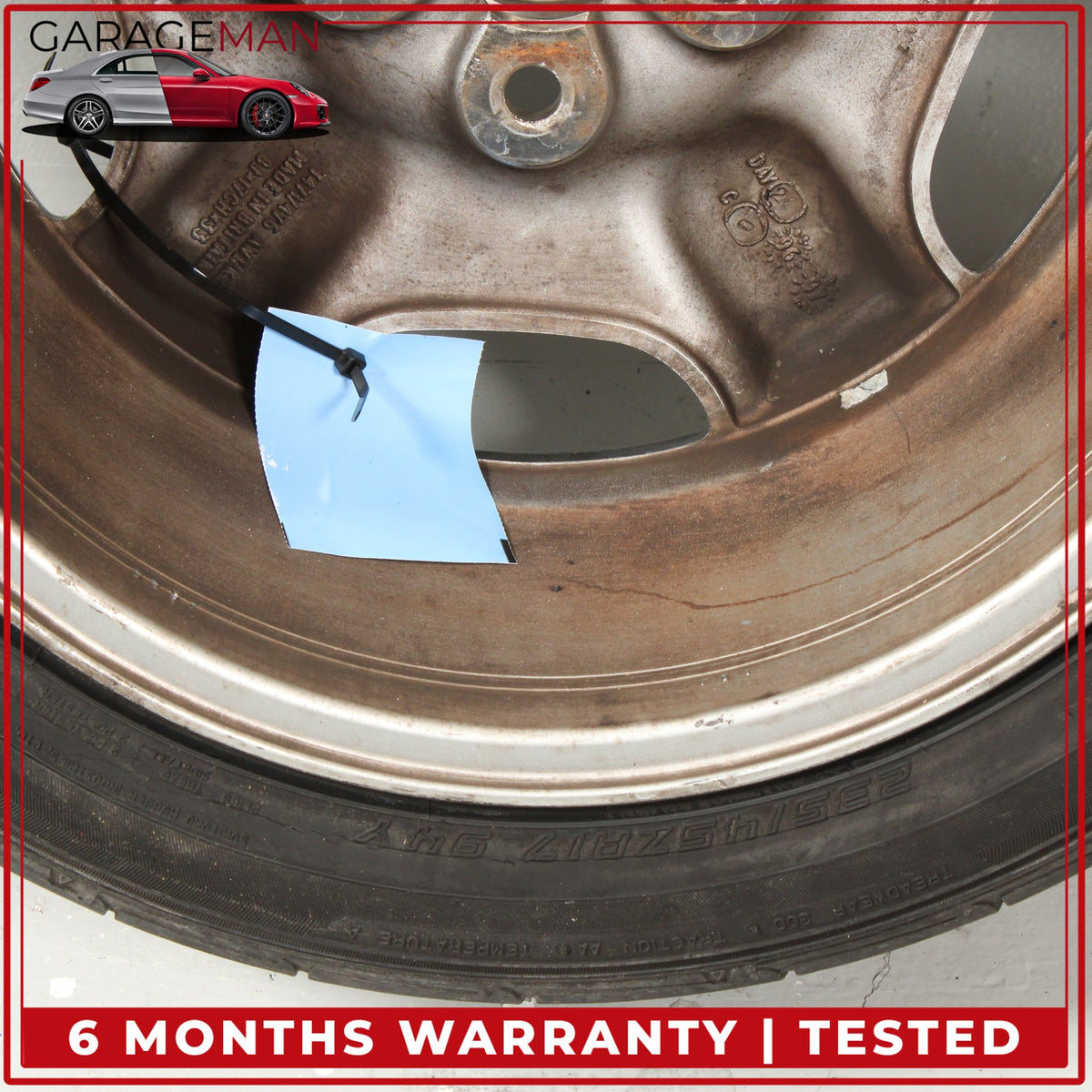1997-1999 Jaguar XK8 Front or Rear Wheel Rim w/ Tire 8Jx17CHx33 MJA6116AB OEM