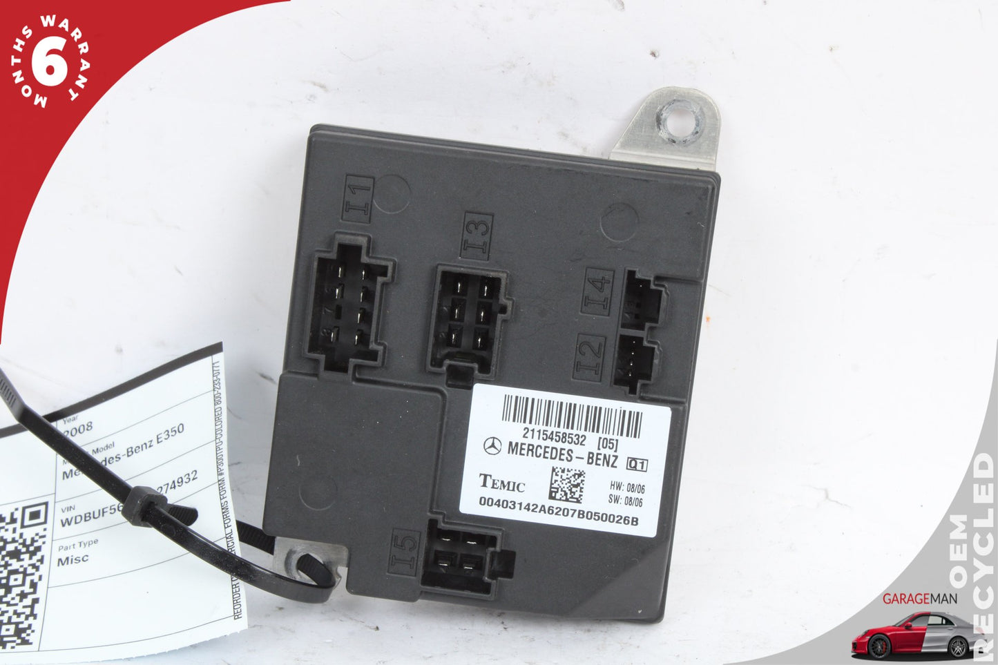 03-11 Mercedes W211 CLS500 E500 Under Seat Control Module 2115458532 OEM