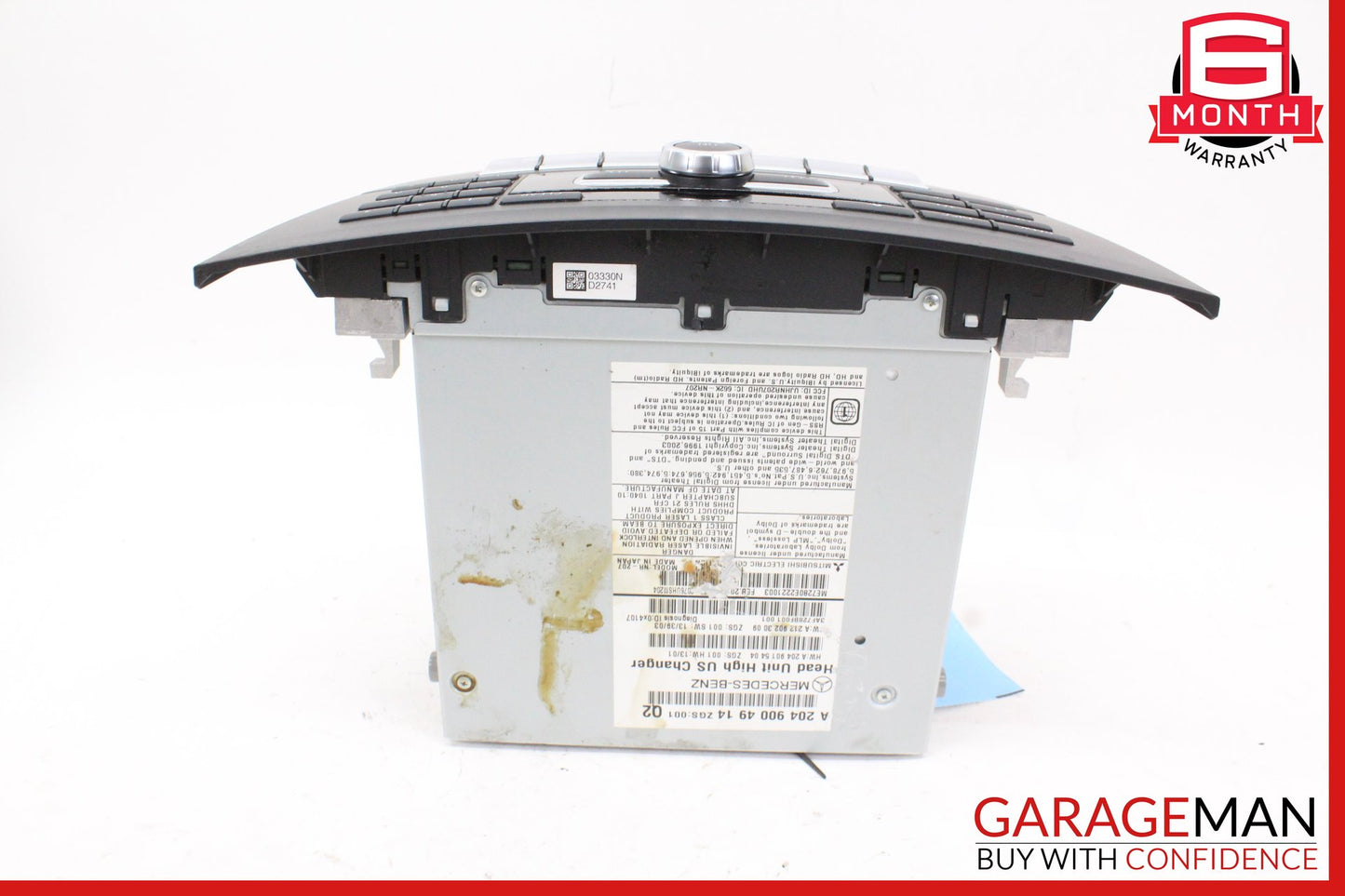 2012-2015 Mercedes W204 C250 Dash Navigation Command Head Unit DVD CD Audio OEM
