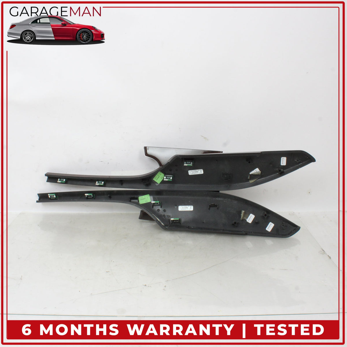 2011-2018 Audi A8 Front Rear Interior Trim Cover Panel Wood Set OEM