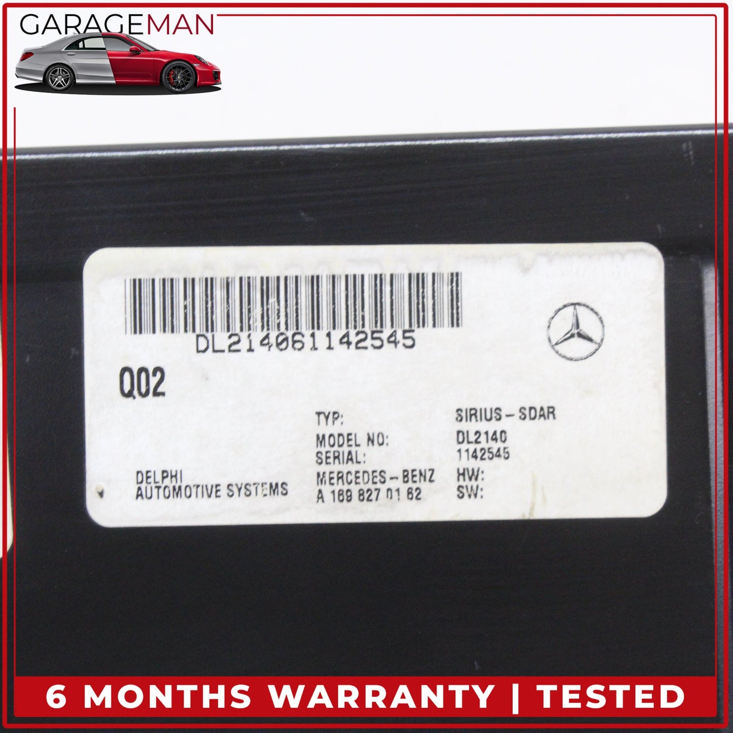 2003-2009 Mercedes W211 E350 E550 Sirius Satellite Radio Receiver 2118706790 OEM