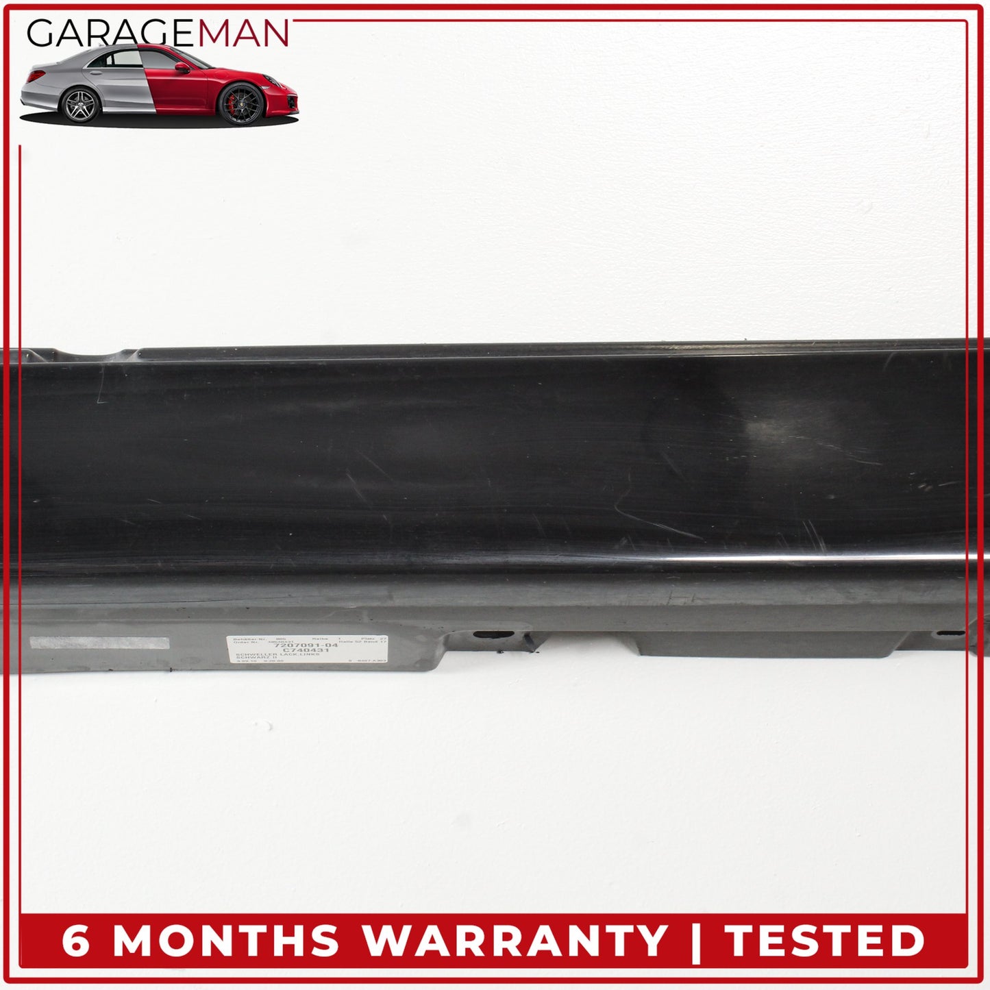 2011-2016 BMW 528i F10 Left Side Lower Rocker Skirt Cover Panel 7207091
