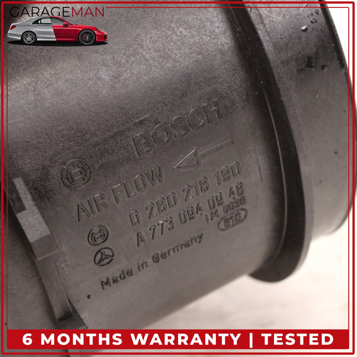 2006-2015 Mercedes W211 E350 GL450 Mass Air Flow Meter Sensor 2730940948 OEM